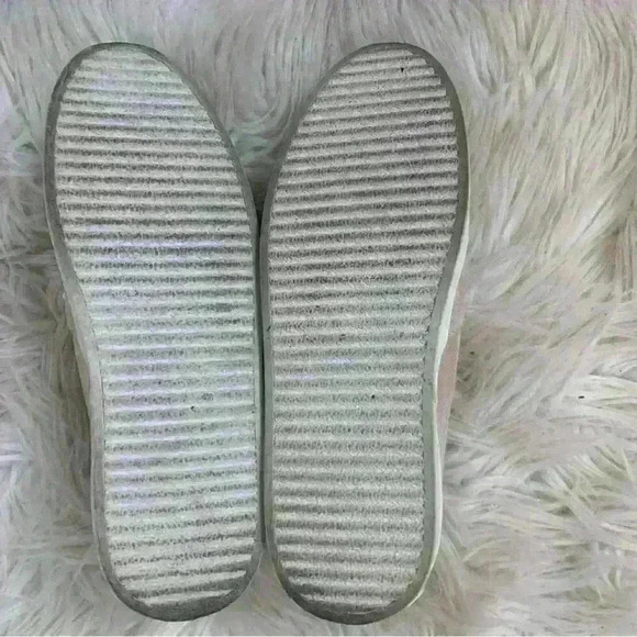 DANIEL Scilla Nude Suede Pearl Embellished Flatform Trainer sz 6 - Picture 13 of 13